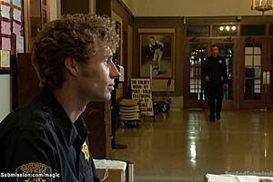 Security Guards Roughly Anal Fuck Bound Milf Slave Hardcore Gangbang