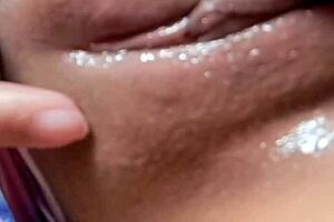 Naughty girl feels ecstasy fingering ass and pussy