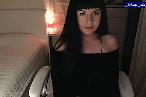 Mlady Jessy Strips Teases Perky Tits Caresses Clit Vibes Hard!