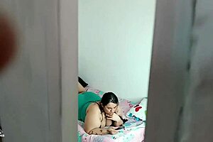 Stepmom's big ass and pussy filled with thick creampie doggystyle pov