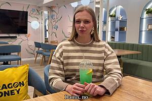 Tinder date turns into public toilet quickie pounding