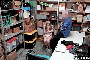 rosalyn sphinx climbs the lp officer and rides his full cock at work