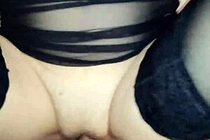 homemade couple captures working moments with mature wife pov cock play