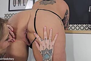 bold ffm threesome milfs devour blonde brunette in lusty group bang