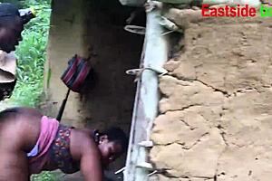 african forest queen gets fucked hard outdoor by hunter ughh!!