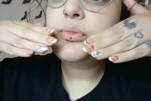 New latina fetish queen hairy chubby tits humiliated by daddy backstage