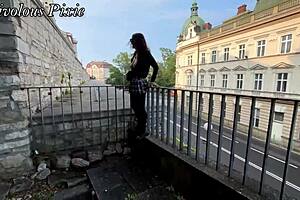 Strangers catch my wild public flashing everywhere!