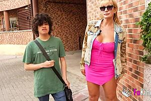 Victoria Vera's big tits teach 18+ sex lessons doggystyle cowgirl ball licking!