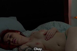 Redhead stepmom visits home for rough hard fucking session