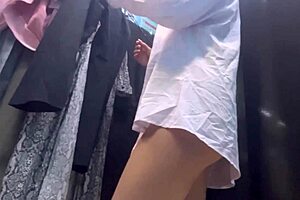 Real Russian Milf Caught Changing in Dressing Room Spy Cam!