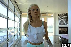 sexy big tits milf stepmom brandi love seduces petite teen stepdaughter halle von