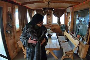 preview: blowing and fucking my impotent husband's hot friend in fur coat while he watches ep 240