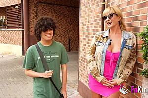 Victoria Vera's big tits teach 18+ sex lessons doggystyle cowgirl ball licking!