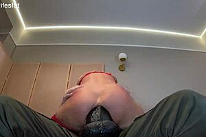 killer giant slaying crazywifeslut takes xxl axel strapon anal with squirting debauchery ughh