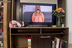 wanna watch bbw milf isabelle myers stroke stepson's throbbing dick?