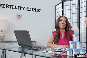 desperate milfs flood the sperm bank gangbang until one fertile stud unloads on every slut face