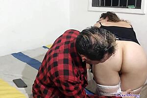 Grandma Mia MILF tattoos then pays tight pussy full video on red