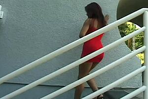 fucking asian mom doggystyle with gaping anal finger