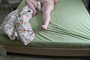 home cam spies chubby pawg wife fingering pussy to cum in white panties