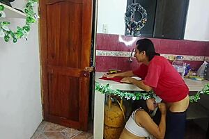 hey maid, perverted old man rips your clothes for deep pussy pounding!