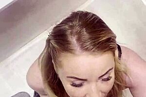 hey stepson let's make you cum hard in the bath since hubby left now