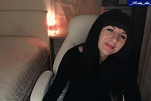 Mlady strips sexy caresses clit fingers pussy to creamy orgasm