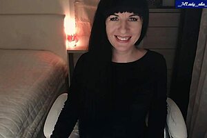 Mlady strips sexy caresses clit fingers pussy to creamy orgasm