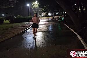 agatha brazilian milf cougar so wet fuckin' stranger rain big black cock creampie... help!!