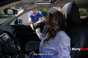 dominant mistress guides submissive through waves of building pleasure