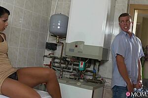 Ever Wonder What Ebony Milf Next Door Does When Caught Masturbating?