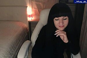 Mlady strips sexy caresses clit fingers pussy to creamy orgasm