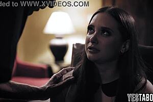 busty cheating milf fucks priest's monster cock for forgiveness