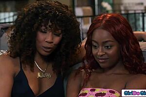 Ebony Stepdaughter Licked By Stepmom's Milf Bookclub Girlfriends