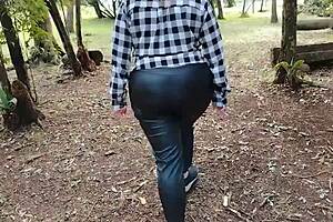 Two hot babes flash see-through skirts on public garden streets