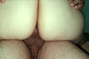 Multiple creampies flood the juicy brazilian wife's shaved pussy