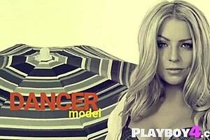 Craving Teya Kaye's Curvy Body in Outdoor Striptease Tease?