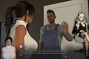 croft adventures ep 26 naughty lara cosplay undresses upskirt outdoors