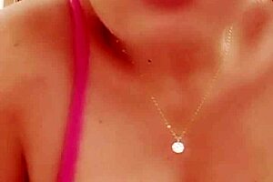 Why tease those big tits and ass while masturbating, blonde?