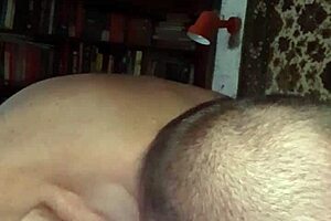 Slutty milf wife sucks big tits and ass in bbw action