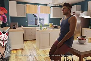 in a scent parody, the character faces hilarious hand troubles in a 3d game world